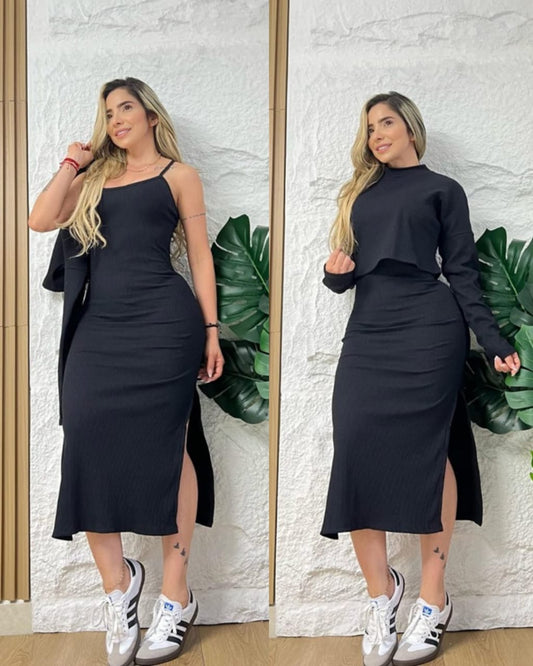 Luce Imparable!!! Estilo y Comodidad en Uno!!!  Consigue tu Conjunto  Vestido+Buso.   AQUI!!!