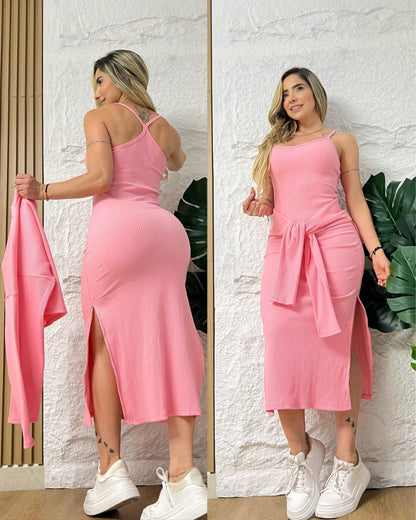 Luce Imparable!!! Estilo y Comodidad en Uno!!!  Consigue tu Conjunto  Vestido+Buso.   AQUI!!!
